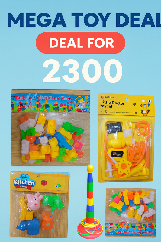 Mega Toy Deal – 5 in 1 Kids Toy Combo | KidCity.pk