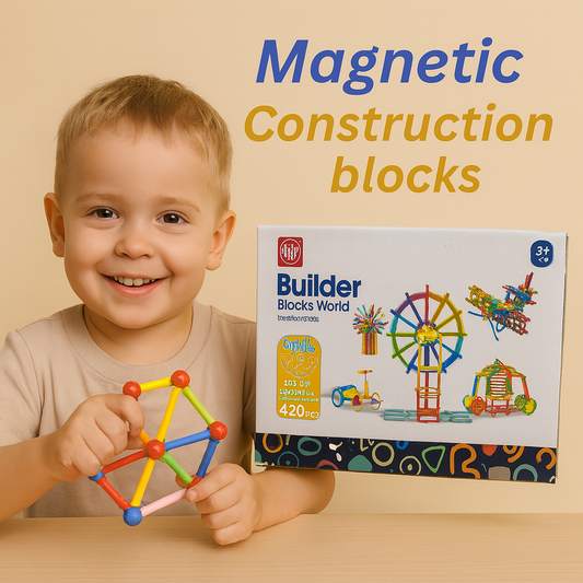 Building Blocks World Fun Set 420 pcs – Creative Construction Toy for Kids | Random Colors | KidCity.pk