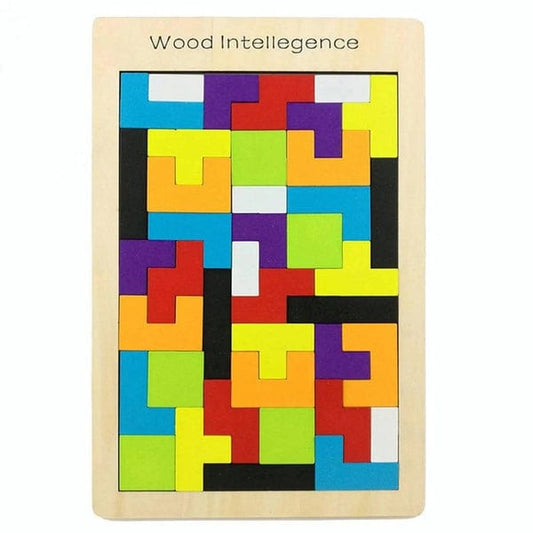 Wooden Intelligence Puzzle for Kids – Montessori Educational Toy for Brain Development | KidCity.pk