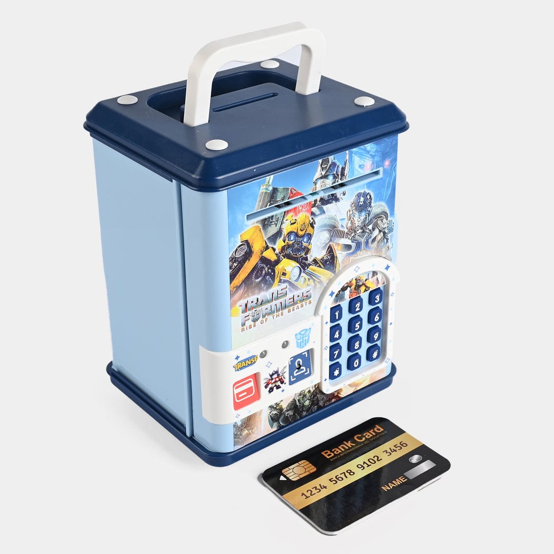 Transformer: Rise of the Beasts Electronic Money Safe for Kids – Password Lock, Sound & Light | KidCity.pk