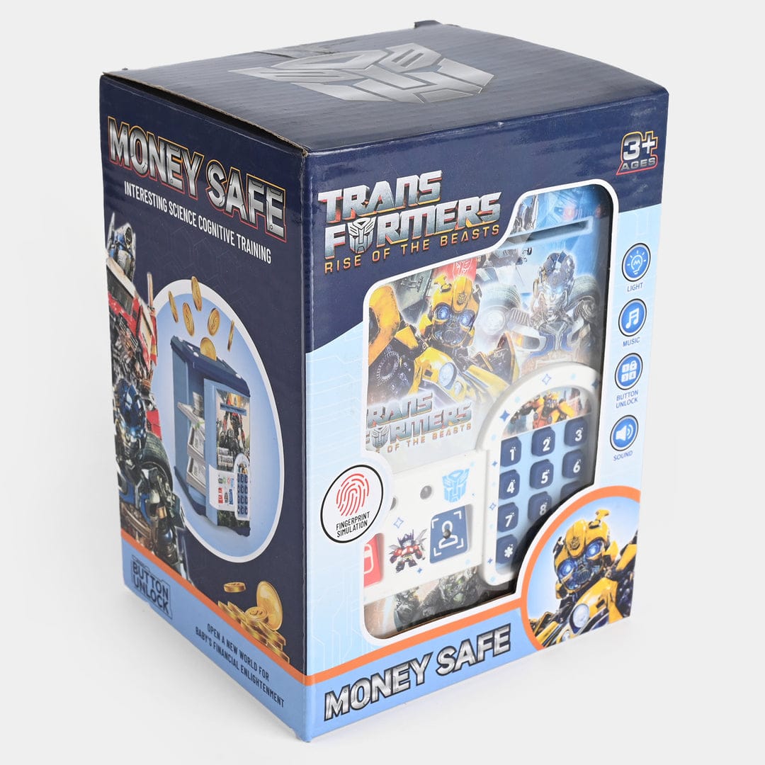 Transformer: Rise of the Beasts Electronic Money Safe for Kids – Password Lock, Sound & Light | KidCity.pk