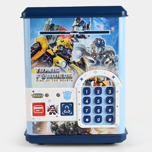 Transformer: Rise of the Beasts Electronic Money Safe for Kids – Password Lock, Sound & Light | KidCity.pk