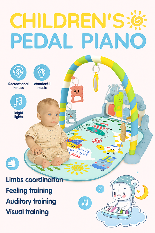 Children’s Pedal Piano Toy – Musical Learning Keyboard for Kids with Lights, Sounds & Fun Songs | KidCity.pk