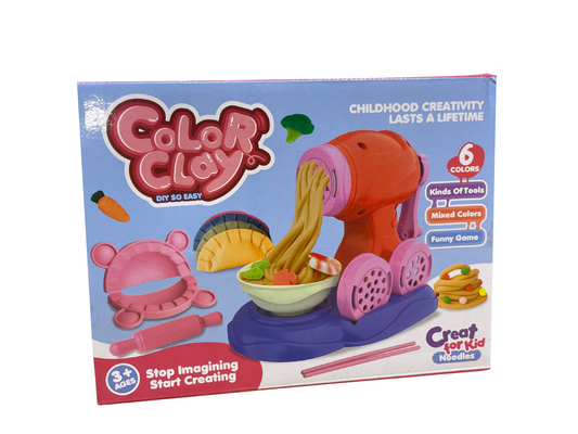 Color Clay Noodles Maker Playdough Set for Kids Play Toy | KidCity.pk